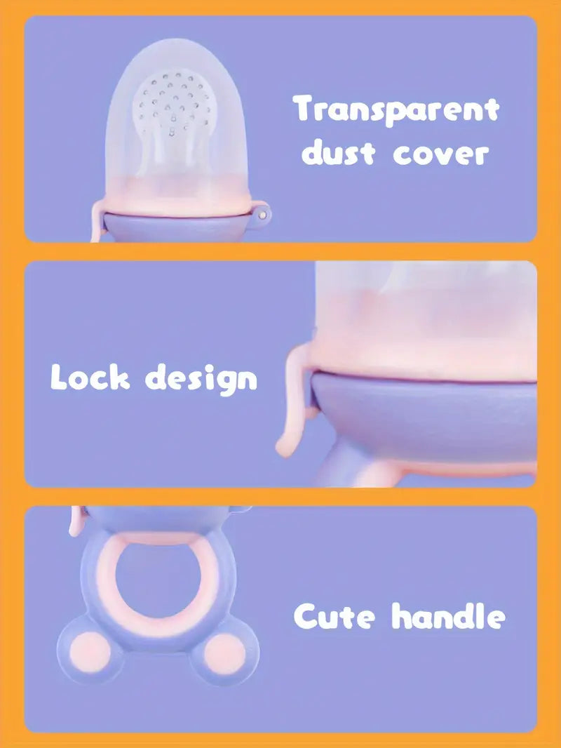 tyry hu 9pcs feeding set cute silicone fruit vegetable feeders with handles bpa free food grade materials supplementing gifting season autumn festival thanksgiving details 3