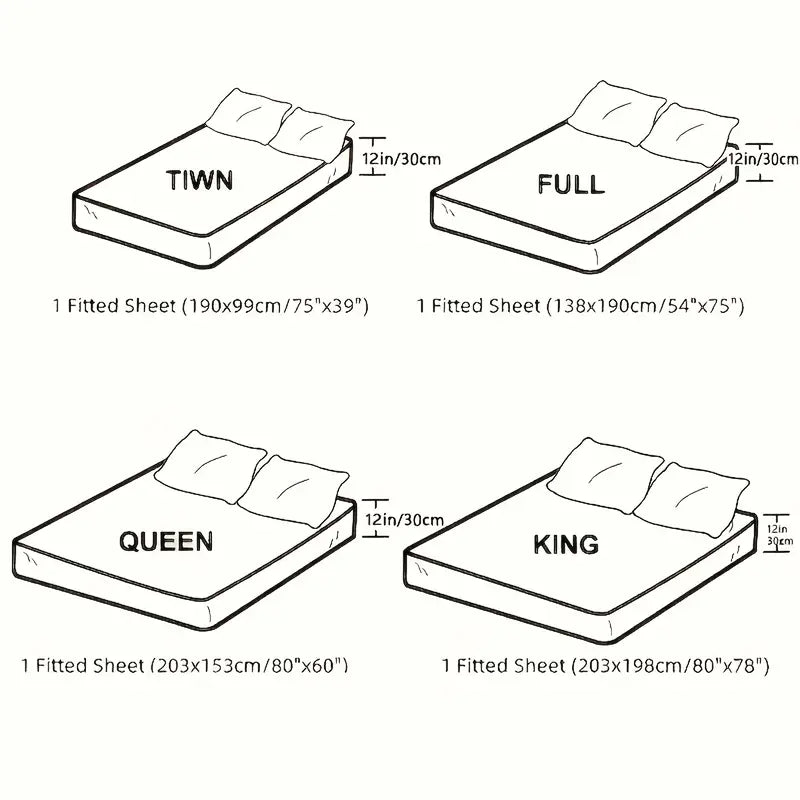 1pc solid color fitted sheet soft comfortable microfiber bedding fitted sheet for bedroom with deep pocket fitted bed sheet only details 9