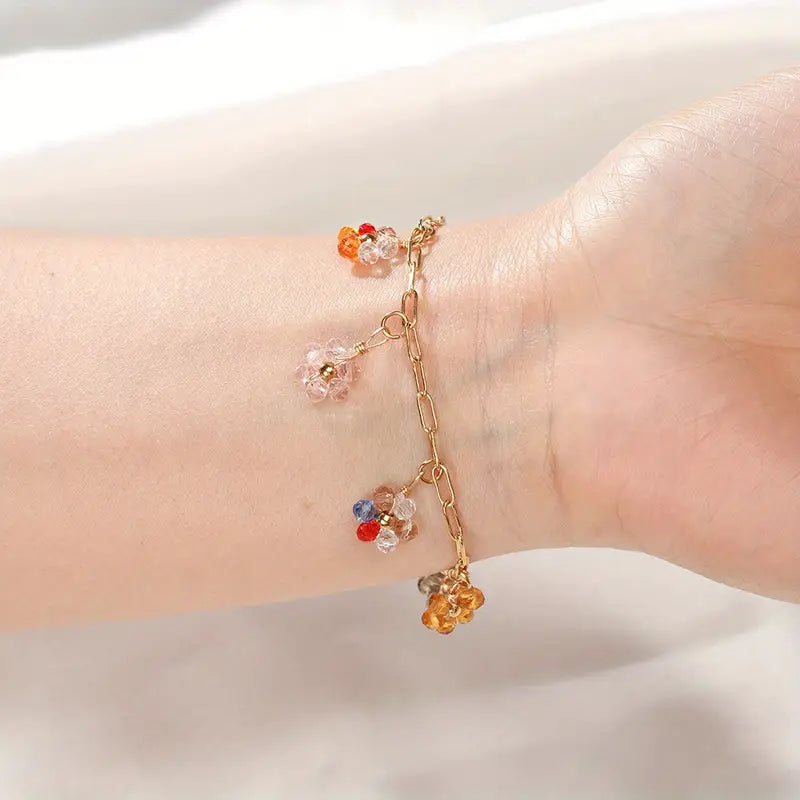 20 шт. ярких страз и жемчужных цветов из нержавеющей стали кулоны для изготовления украшений своими руками, ожерелья, браслеты, аксессуары, детали 1