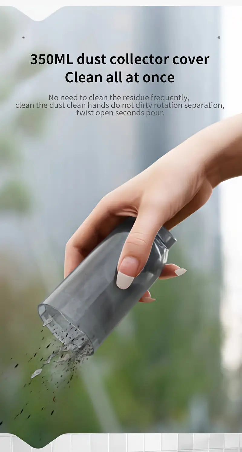 portable cordless vacuum cleaner with high   usb rechargeable ideal for cars home use   accessory kit details 13