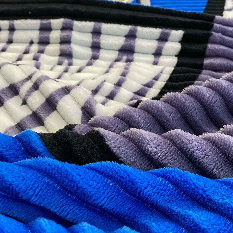 ультра флисовое плед с шикарным принтом, универсальный для дивана, шаль, уютное постельное белье, подарки, дружелюбные детали 3