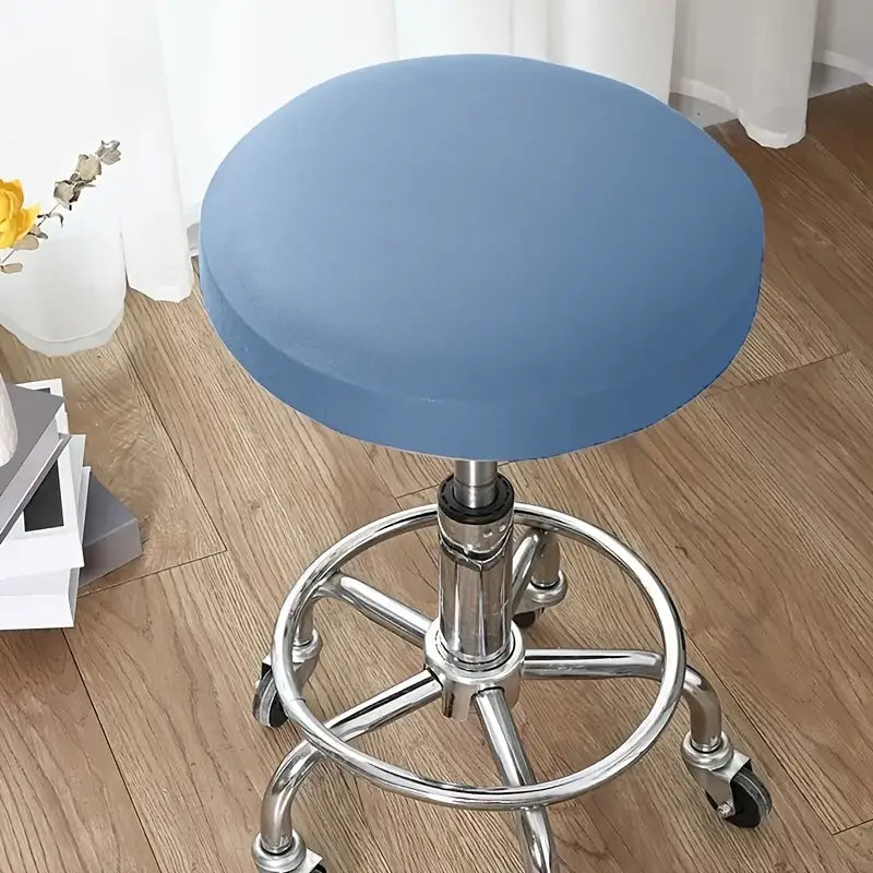 2 4 шт. набор офисной мебели, чехлы на стулья из полиэстера с эластичным двойным вязанием, пылезащитные и круглые подушки для гостиной, учебы, праздников, без деталей 8