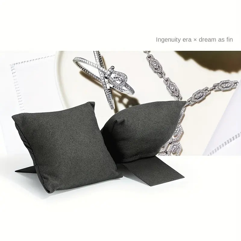 1 шт. серых выставочных подставок для украшений, подвеска, серьги-гвоздики, кольцо, подставка, комбинированная поднос, детали 5