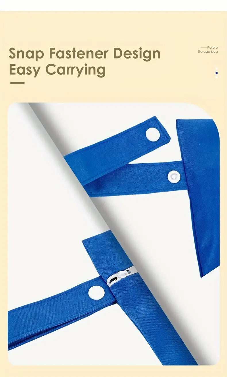 suv o'tkazmaydigan sayohat saqlash sumkalari yuvilishi mumkin, qayta ishlatiladigan zipli pul mato to'plari, bolalar uchun ko'p maqsadli olib yurish sumkasi, polyester, 14 yosh, 1 dona to'plam, 30 sm x 40 sm, tafsilotlar 5