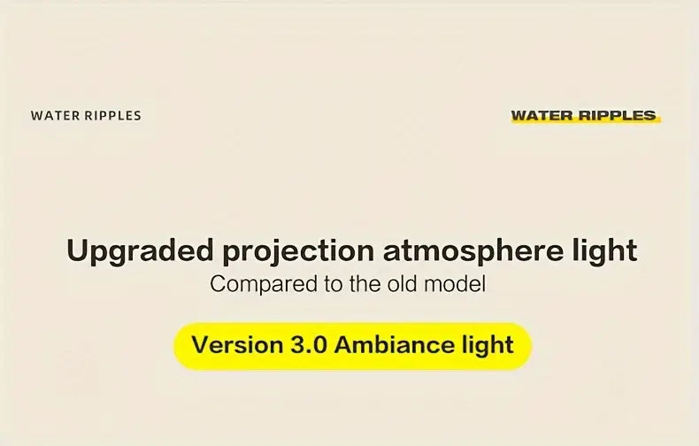 lámpara de noche LED con efecto de ondas de agua dinámica, recargable por USB, regulable en intensidad, para decoración de habitación, sala de juegos, detalles 1