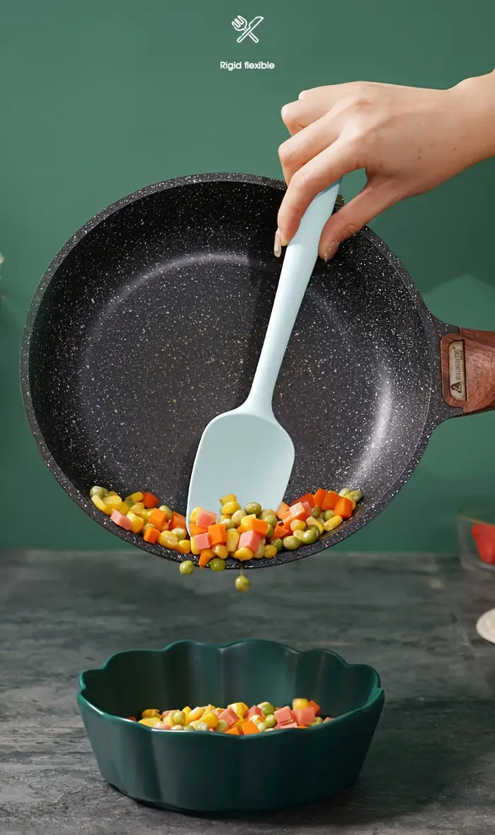 5 6pcs silikon spatula to'plami, oziq-ovqat sinfi tort krema scraperlari va yog' surtgich, pishirish asboblari, oshxona gadjetlari, oshxona aksessuarlari, tafsilotlar 2