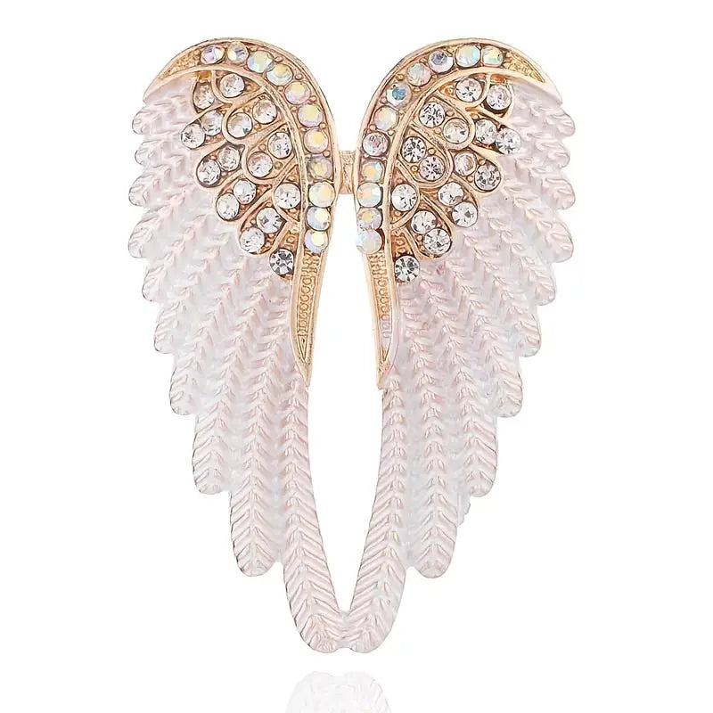 elegant 3pcs   wing brooch set enamel       special occasions new year gift lapel pin   birthday gift elegant style   irregular shape details 8