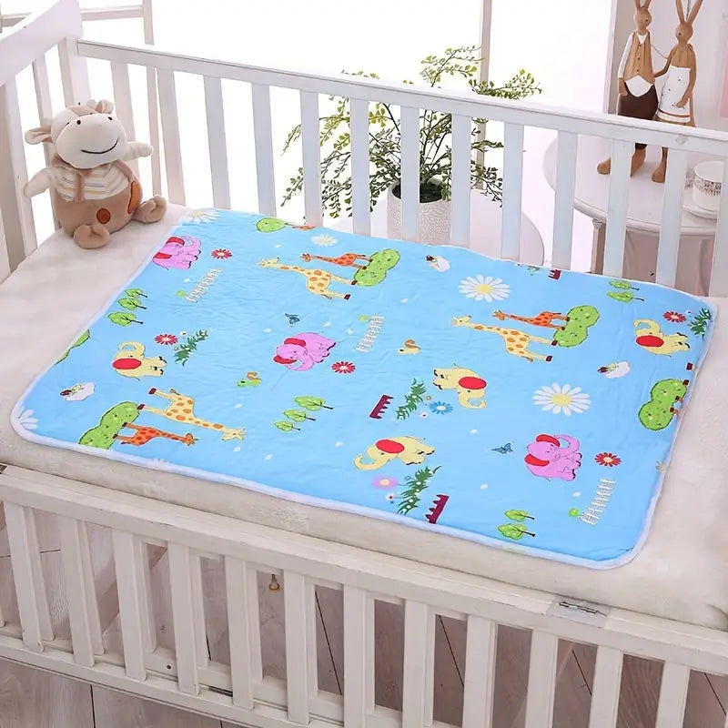 90cm 35in 70cm 27in baby waterproof diaper changing urine absorbent mat baby nappy changing pad soft reusable washable mattress pad boys details 0