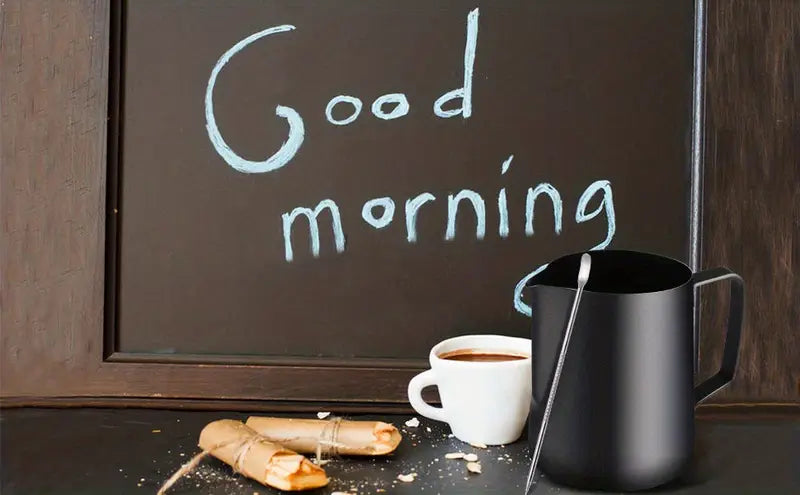 1 pieza 12 20oz taza de acero inoxidable para café con flor de extracción, incluyendo báscula con aguja de flor de extracción, espumador de leche con punta de aguja, taza para beber, taza de leche elegante, con botella de agua, accesorios para café, viaje, vacaciones, detalles esenciales 0