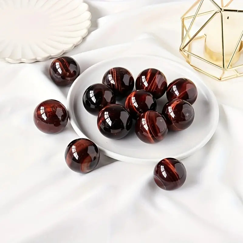 1 dona ko'z toshi to'pi bo'sh toshli bezak uy bezak uchun mos turli xil tafsilotlar 4