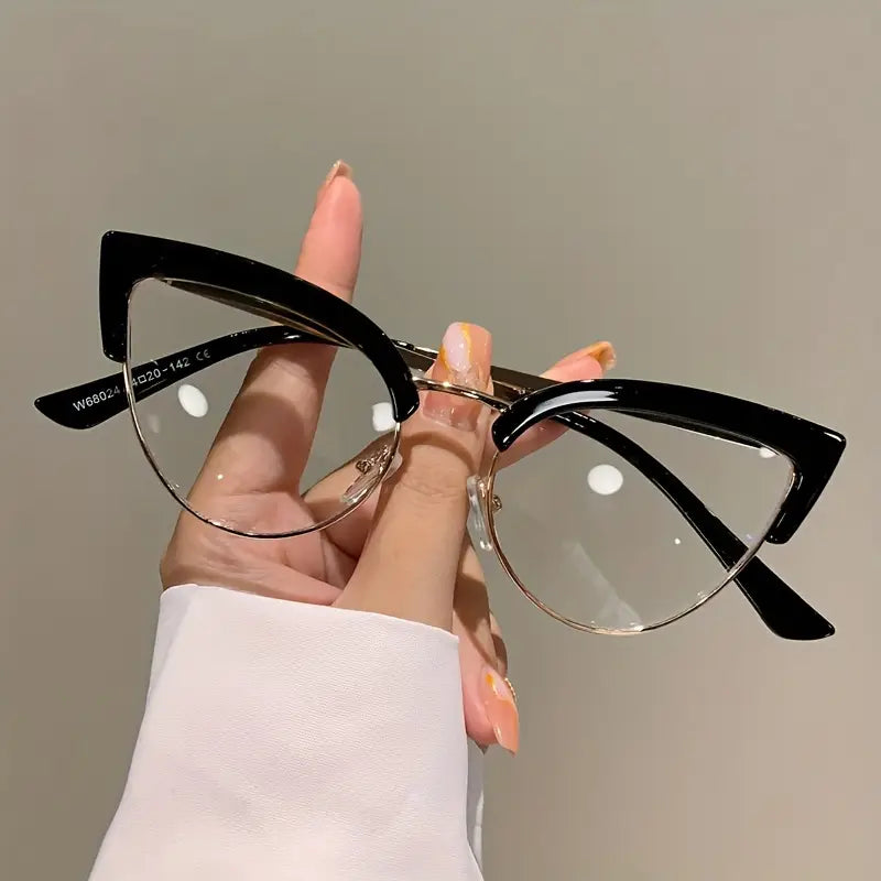 vintage cat   lens glasses leopard   favors computer glasses spectacles for women details 1