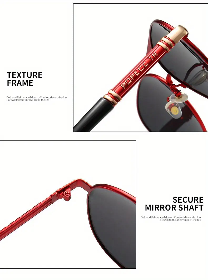 1pc large frame polarized fashion glasses   glasses for cycling travel fishing driving   for gifts details 2