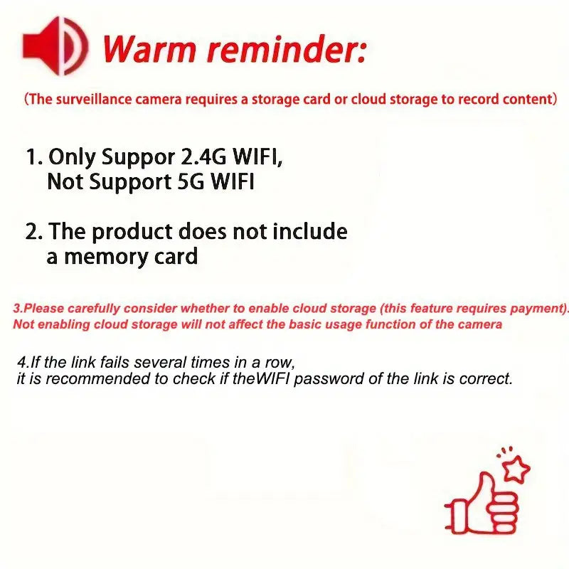 2MP HD WiFi Security Camera with Motion Detection, Two-Way Audio, Color Night Vision & PTZ - Wireless Home Surveillance System Compatible with Smartphones details 0