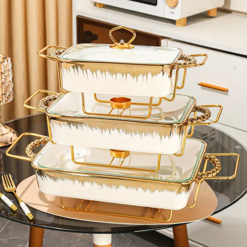 элегантный керамический сервировочный набор   тарелки для выпечки изолированные кастрюли для хлеба, индейки     для уличных мероприятий, свадеб, вечеринок, подарков, дней рождения, Рождества, детали 8