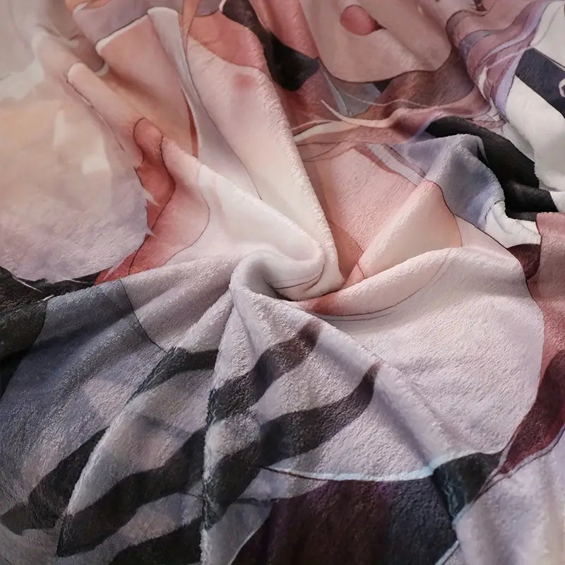 custom photo blanket personalized flannel throw for perfect gift for weddings birthdays christmas valentines day hypoallergenic machine washable details 10