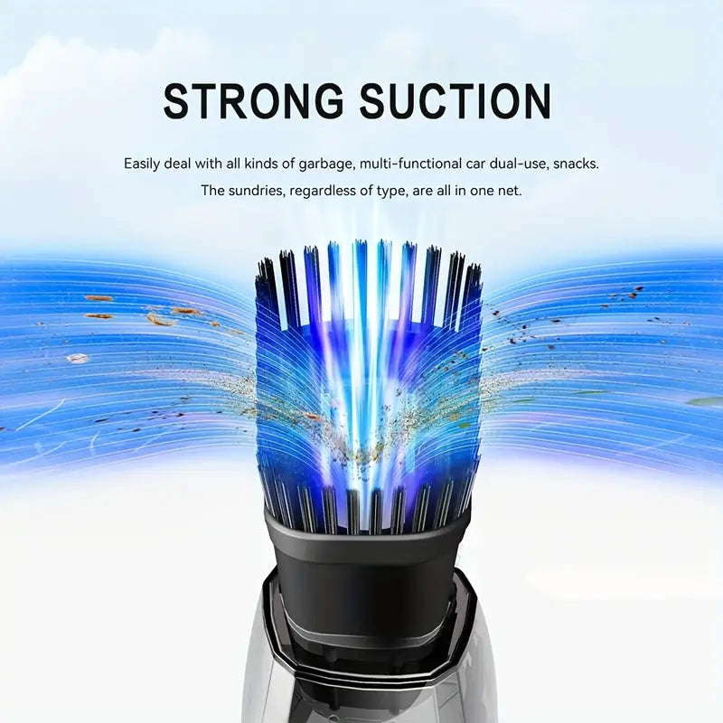 portable vacuum cleaner for home and car use with strong   usb rechargeable mini cleaning vacuum cleaner   with   accessories suitable for   office etc details 6