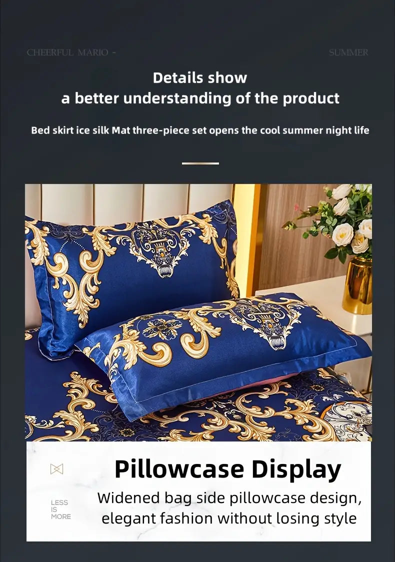 Набор из 2 или 3 шт. жаккардовых накидок на кровать с наволочками, кружевной каймой, цветочным узором, мягкий, комфортный, моющийся в машине, из полиэстера, современный стиль, ткань с ткацким переплетением, 120 г, варианты размеров одинарный и двуспальный, детали 10