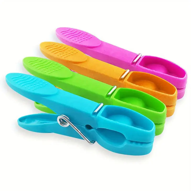 24 шт. пластиковых прищепок с прочными пружинами, тяжелые прищепки для одежды для стирки, сушки на воздухе и садоводства, детали 5