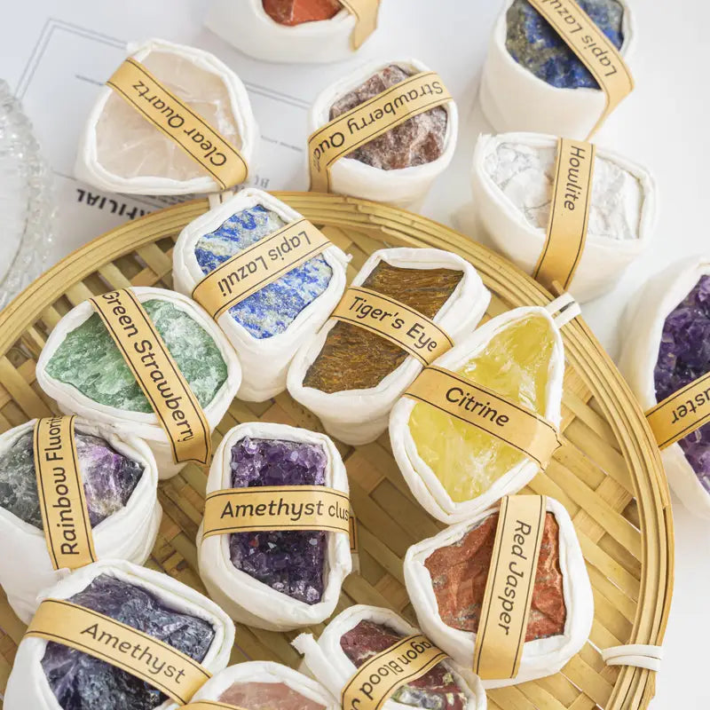 kit de piedras preciosas de cristal natural popular, tamaños versátiles para la creación de joyas y decoración del hogar, regalo perfecto para entusiastas, detalles 4