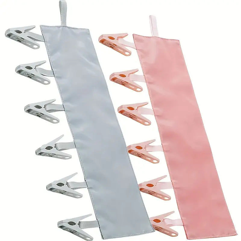 2 шт. портативная дорожная тканевая вешалка для одежды многофункциональные складные зажимы для одежды, носков, нижнего белья, для отелей, путешествий, аксессуаров, сушилка, детали 16