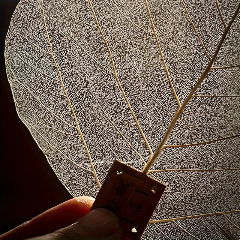 tree leaf shaped tea strainer chinese wheat straw multifunctional anti scalding tea filter unique bookmark design details 8