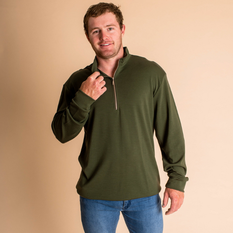 Mens Australian Merino Wool Jumper 