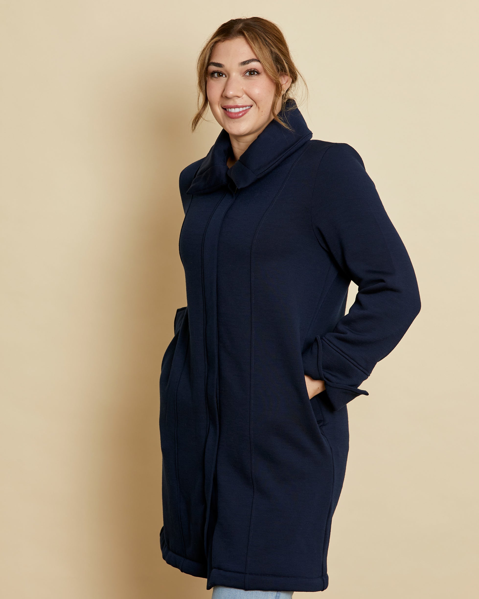 Womens 3/4 Length Coat