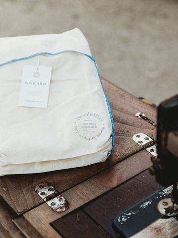 Woolerina uses Calico Bags to package their garments