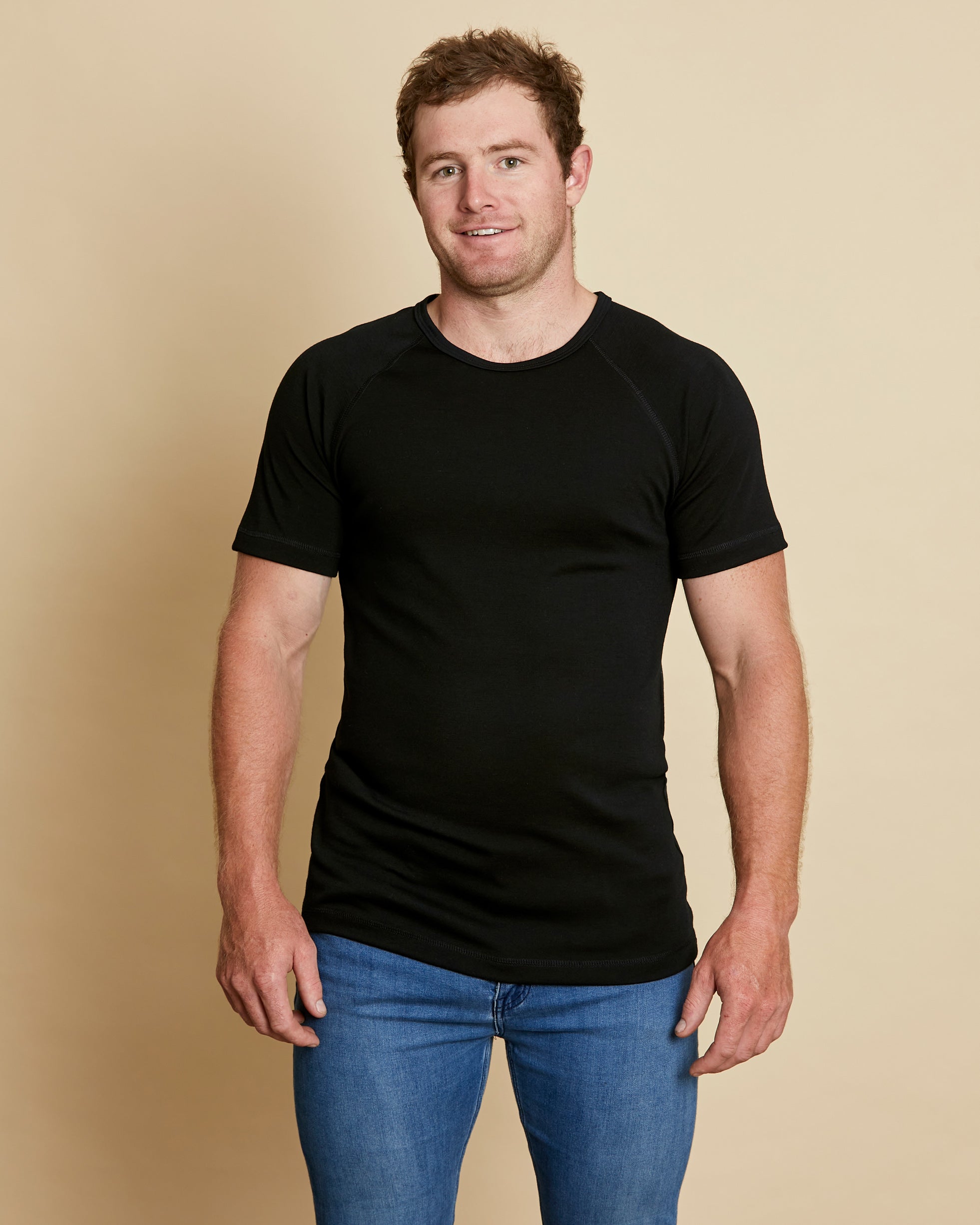 Mens Short Sleeve Crew T-shirt