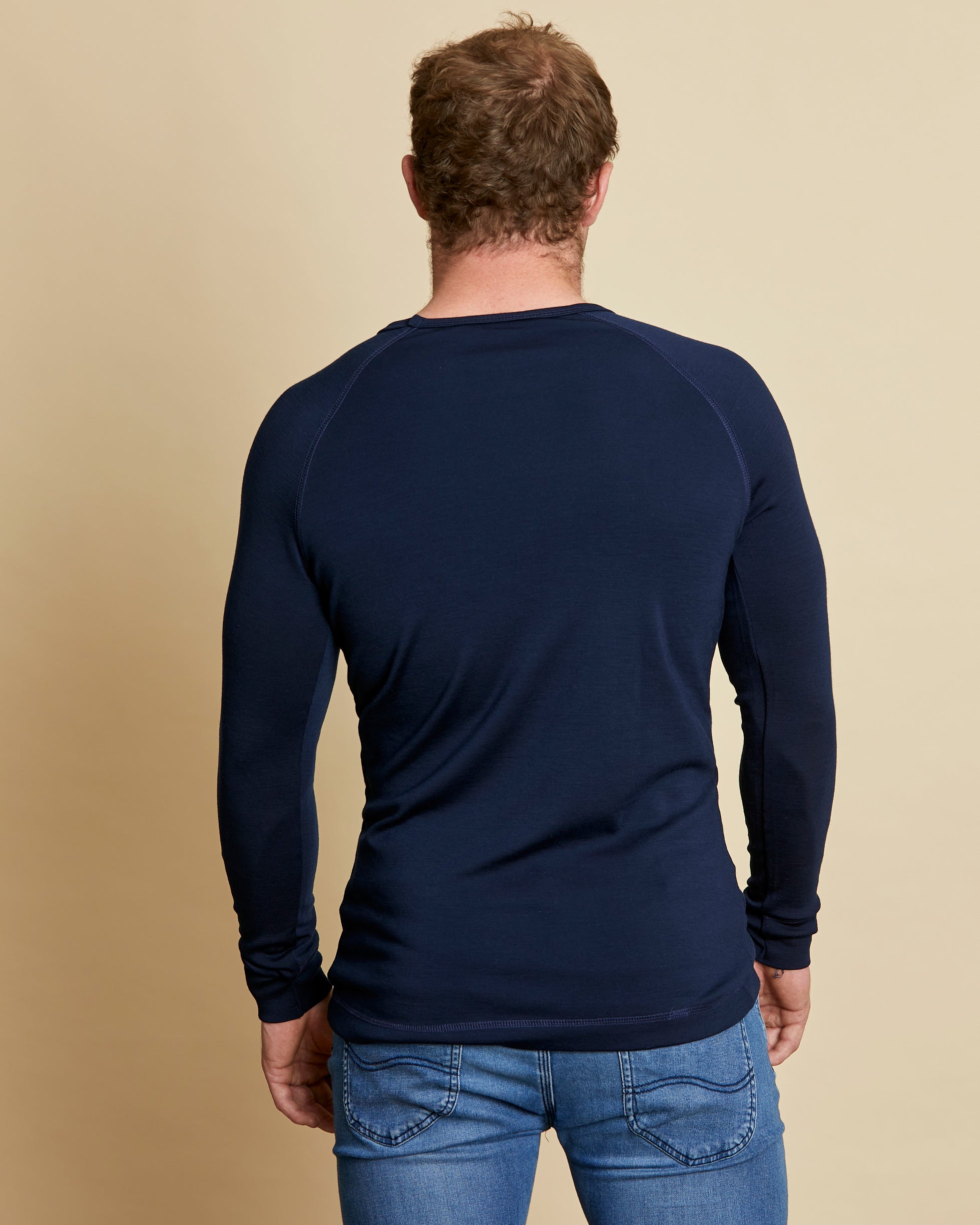 Mens Long Sleeve Crew T-Shirt