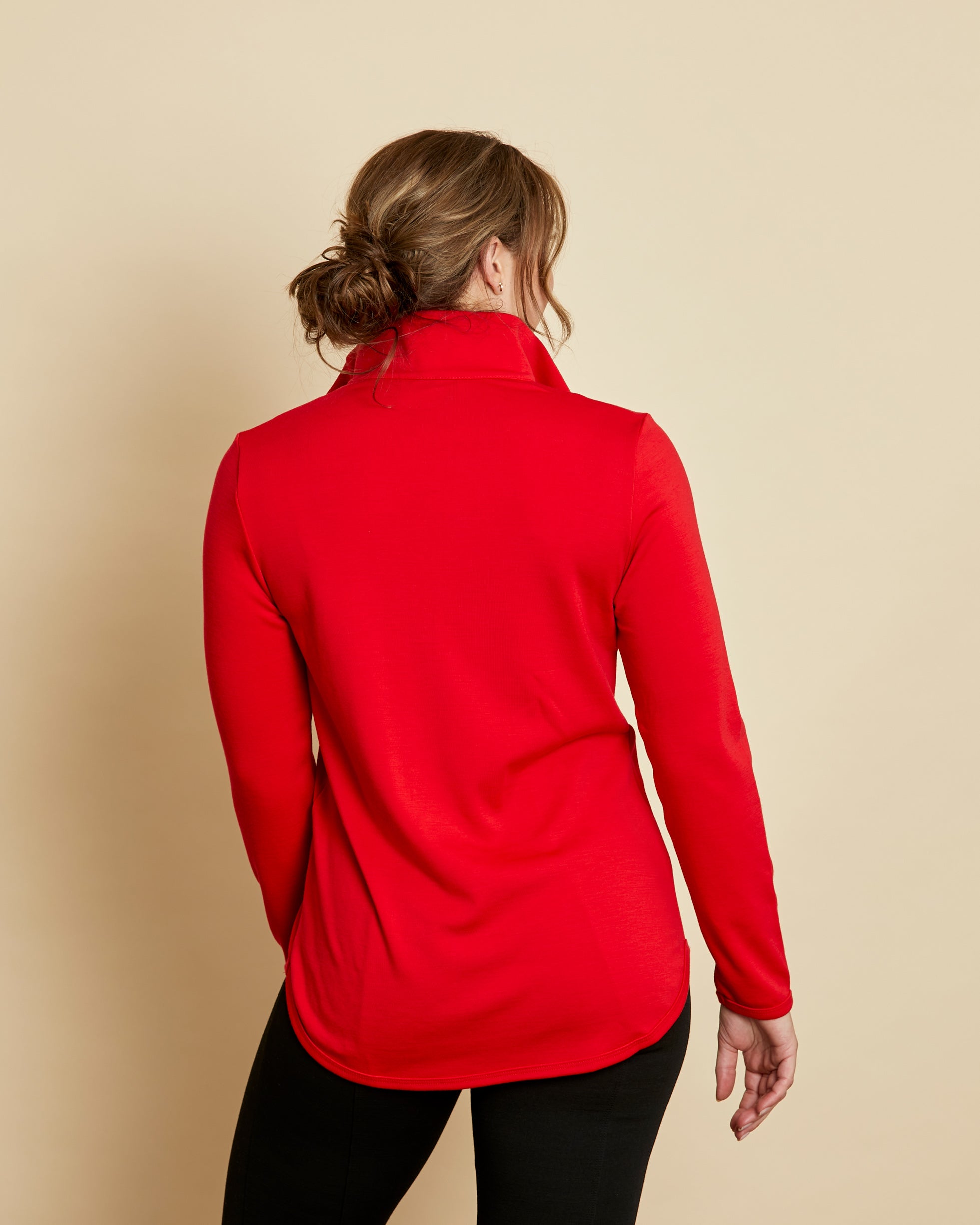 Womens Relaxed Fit 1/4 Zip Pullover AW23