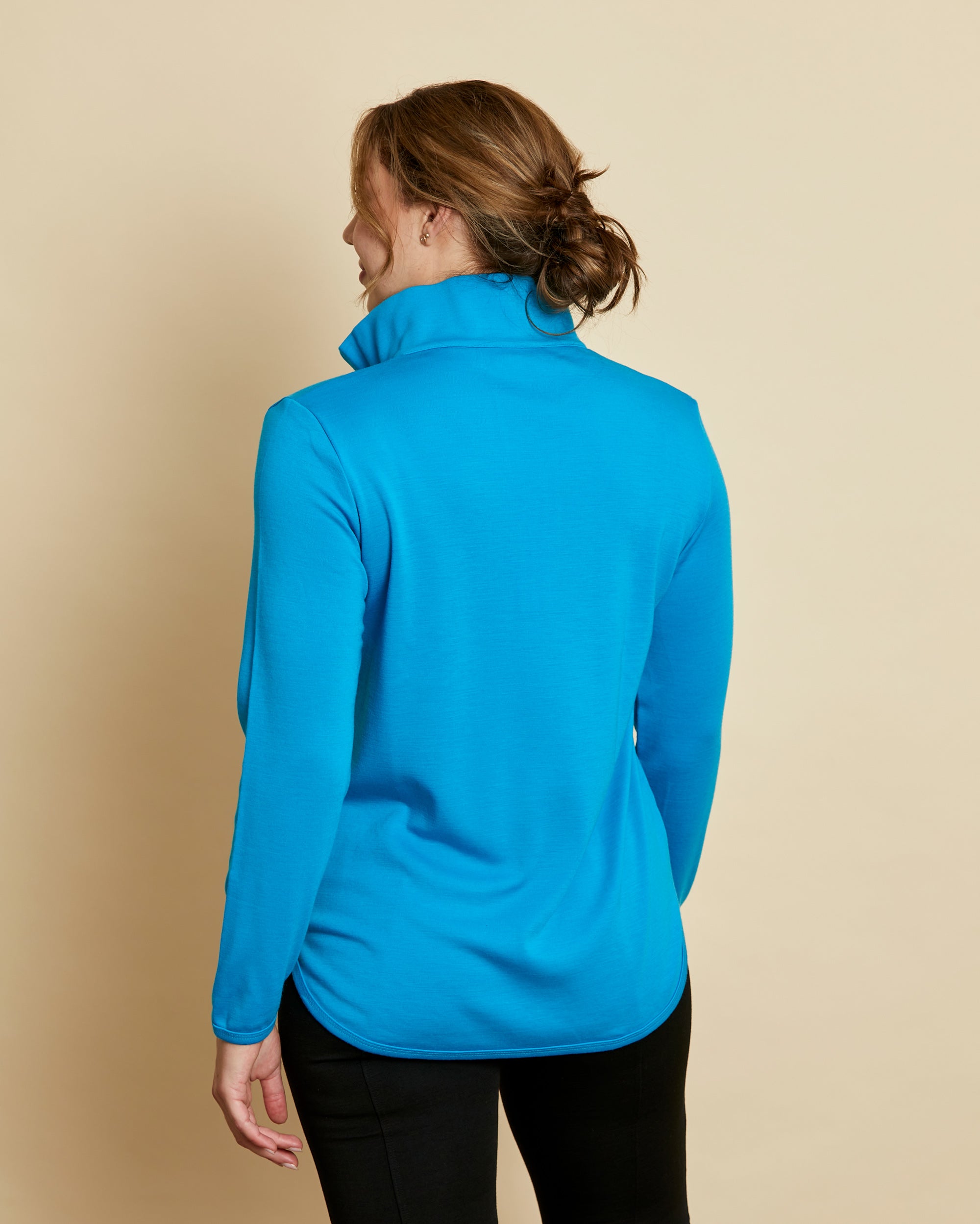 Womens Relaxed Fit 1/4 Zip Pullover AW23