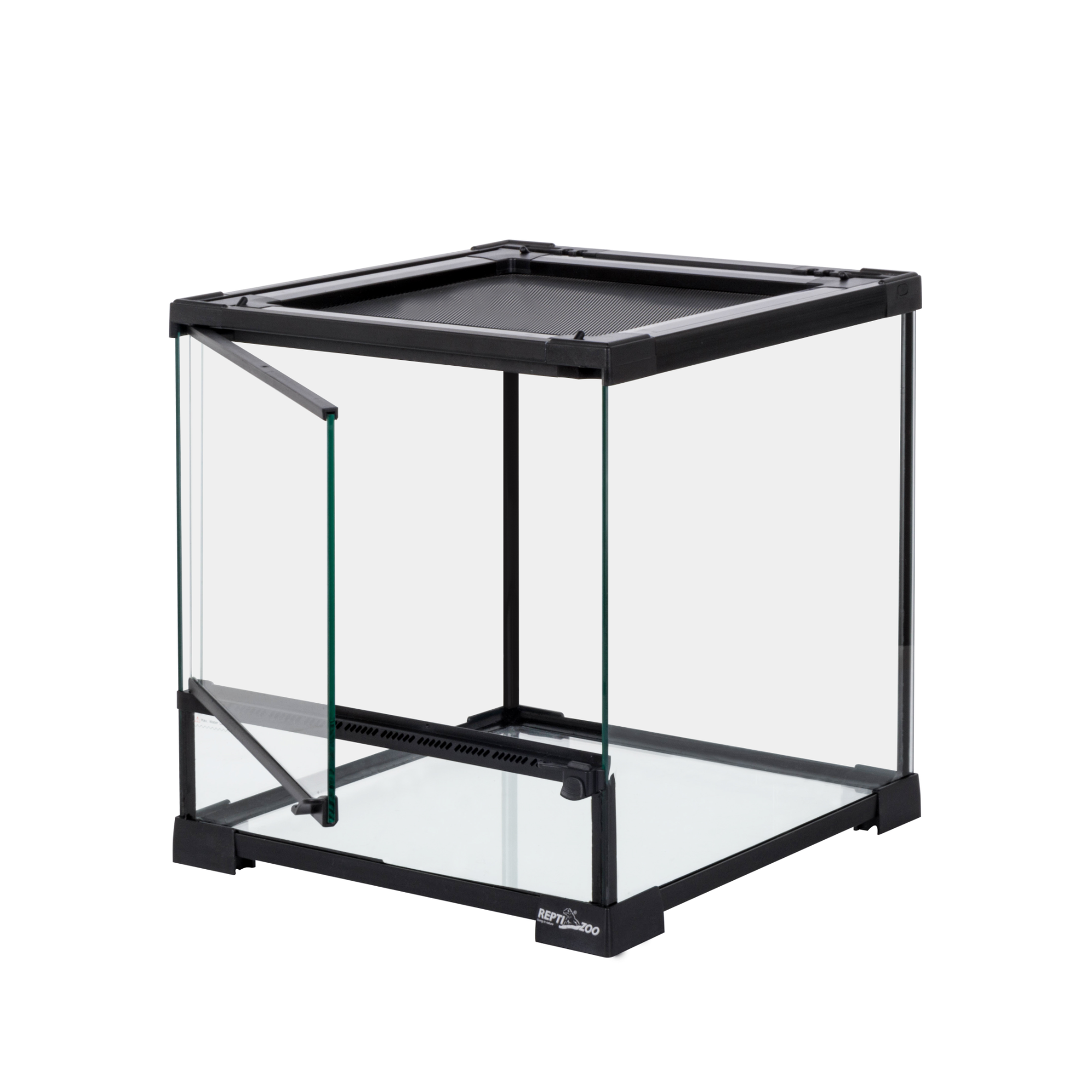 REPTI ZOO Double Hinge Glass Reptile Terrarium