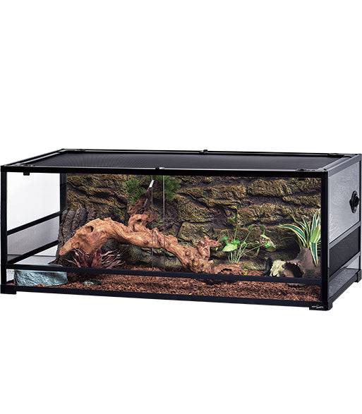 REPTIZOO - Reptile Glass Terrarium - Sliding Door - 48” X 18” X 18” (R ...