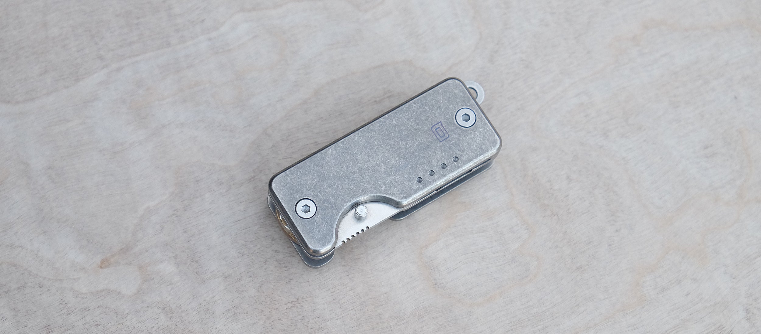 Shorty Key Organizer Stonewash - Quiet Carry