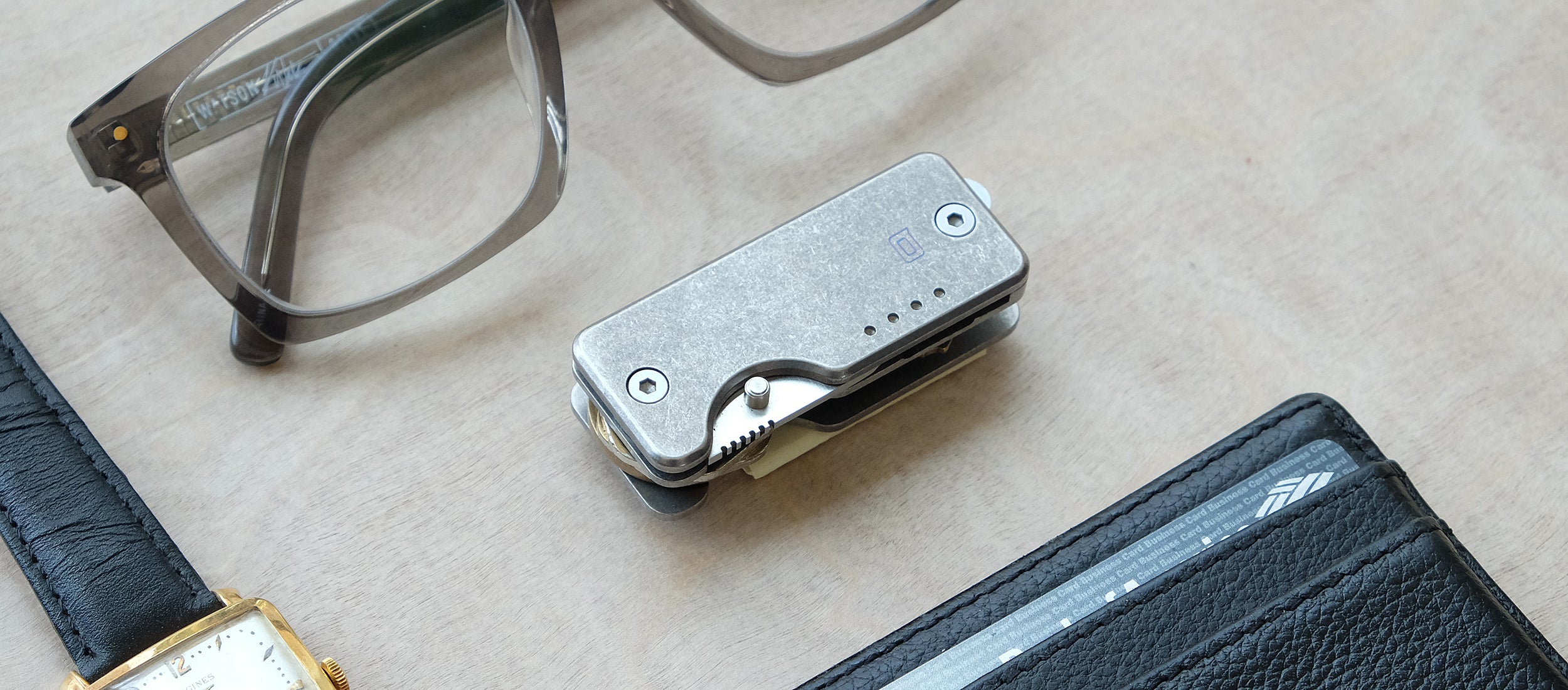 Shorty Key Organizer Stonewash - Quiet Carry