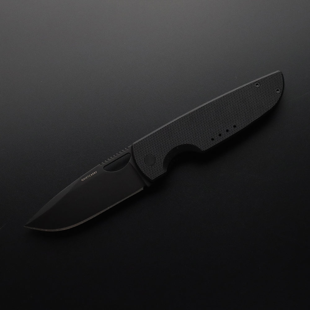 The Chase Black PVD G10 CPM 20CV - Quiet Carry