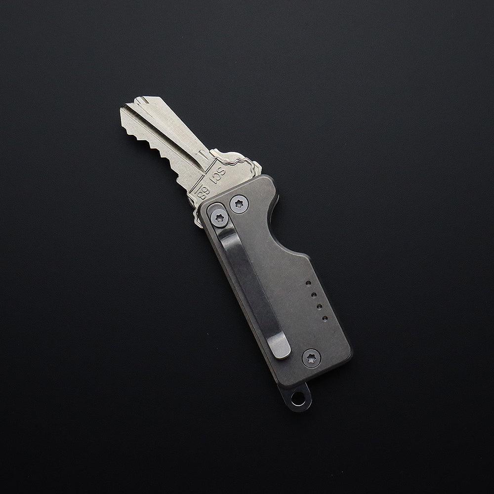 Shorty Only Key Organizer Bead Blasted - Quiet Carry