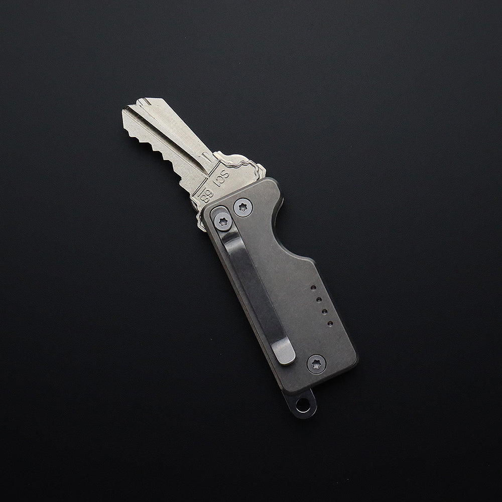 Shorty Only Key Organizer Stonewash - Quiet Carry