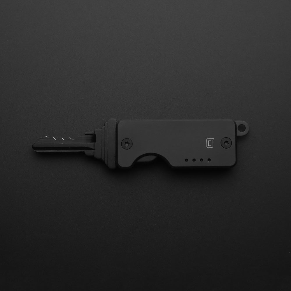 Shorty Only Key Organizer Black - Quiet Carry
