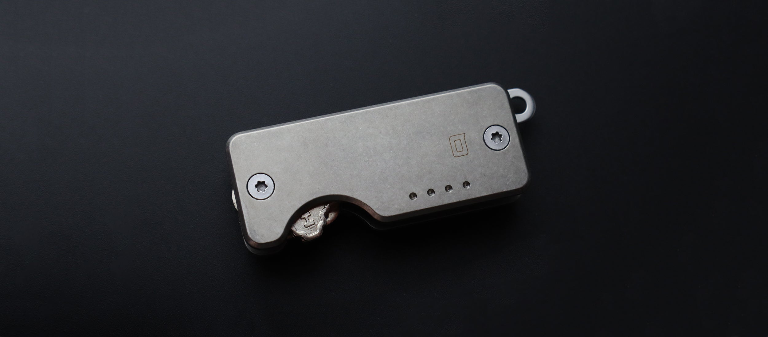 Shorty Only Key Organizer Stonewash - Quiet Carry