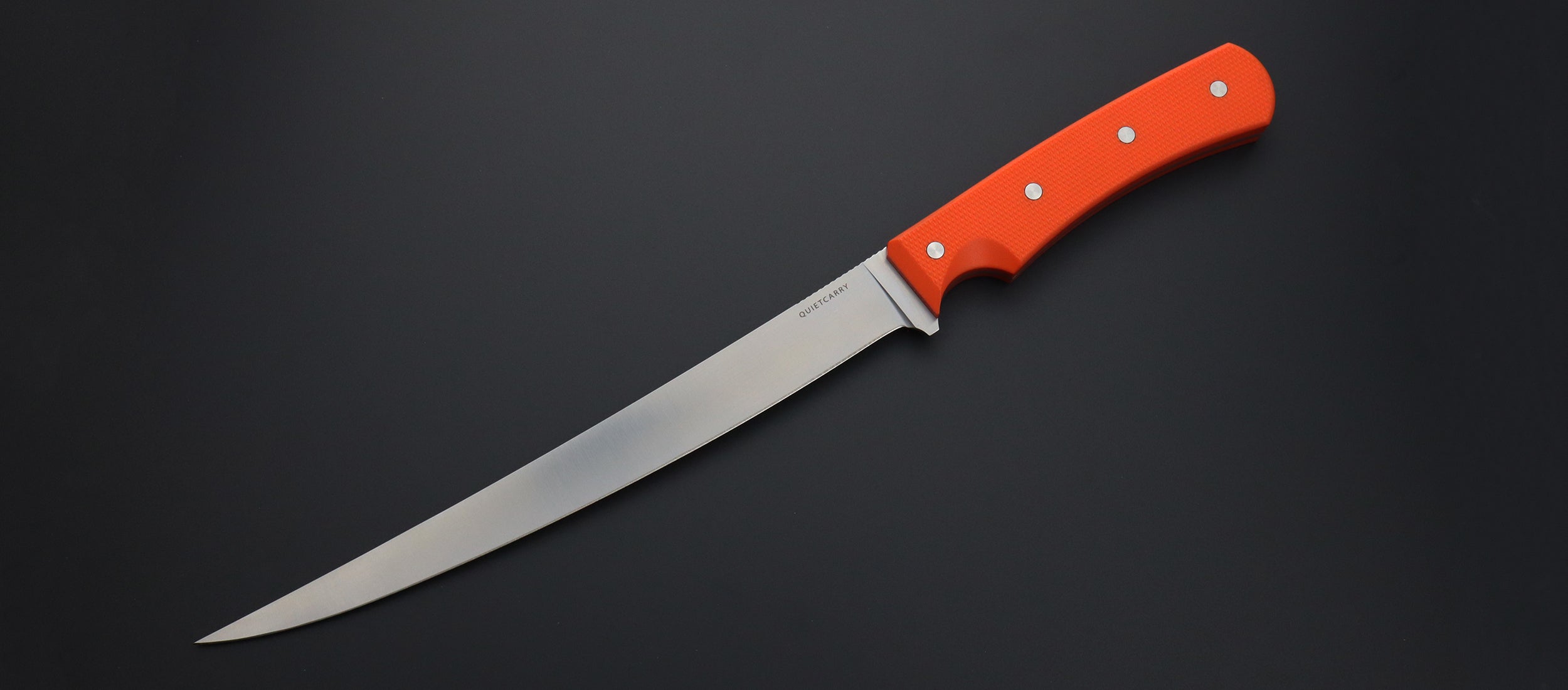 The Pilot Fillet Knife Orange N690 - Quiet Carry