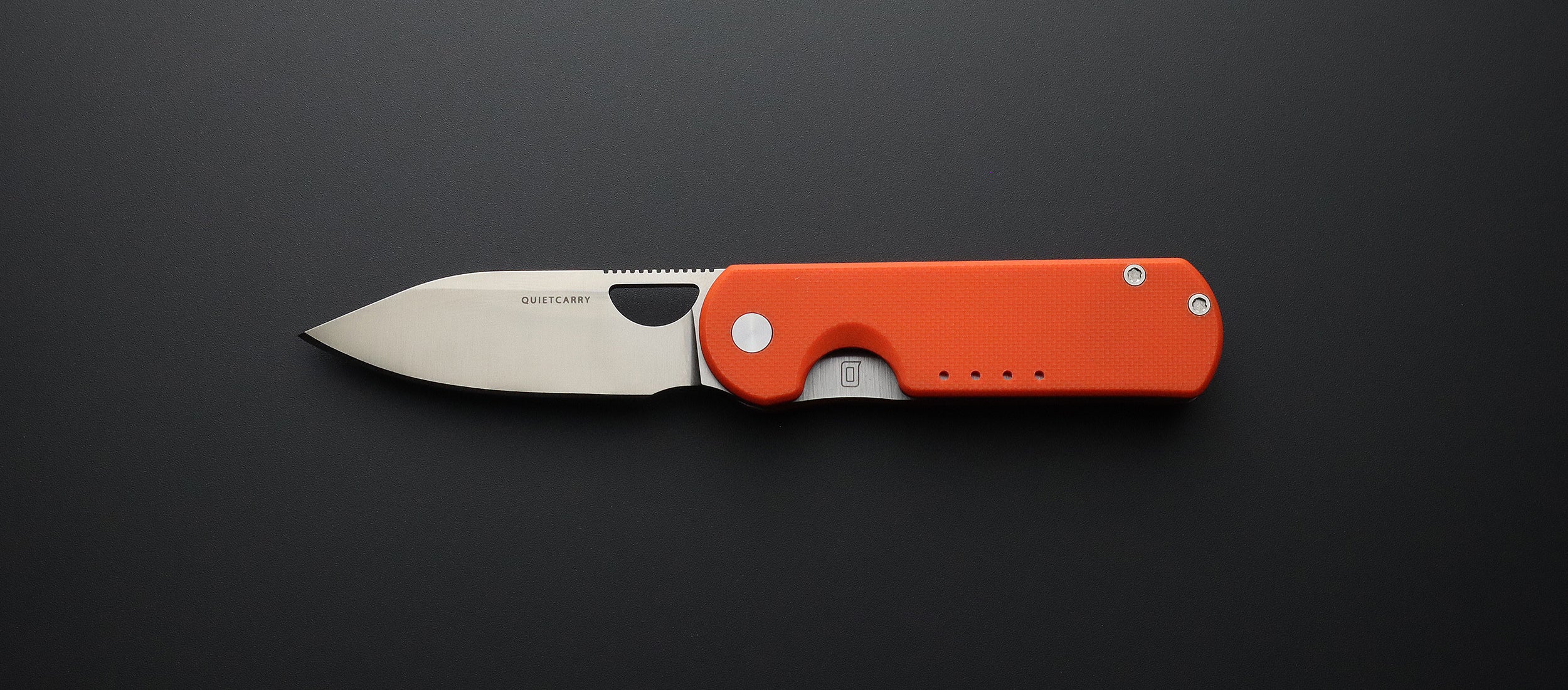 The Eddy Orange Satin Stonewash CPM 20CV - Quiet Carry