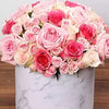 Box Of Pink Roses And Chocolates