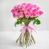 Beautiful 25 Pink Roses Bouquet 