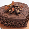 Heart shape Chocolate Cake