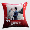 Rose Bouquet And Personalised Cushion Cover