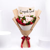 Grad Flowers - Elegant Pink and Red Roses Bouquet