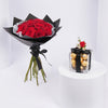 Red Roses Bouquet with Ferrero Rocher Chocolates
