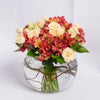 Elegant Baby Rose And Alstroemeria Vase Arrangement